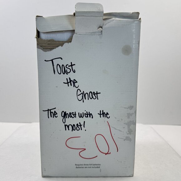 Halloween Ghost Pumpkin Light Up Decor 8.5" Glowing Bats Color-Changing Decor - Picture 12 of 17